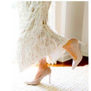 Antonio Melani x Nicola Bathie Bonnie Velvet Pumps Shoes Size 7.5 M